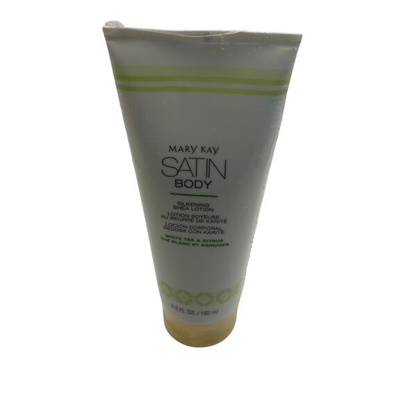 MARY KAY SATIN BODY~SILKENING SHEA LOTION~WHITE TEA AND CITRUS~NEW / SEALED - Picture 1 of 2